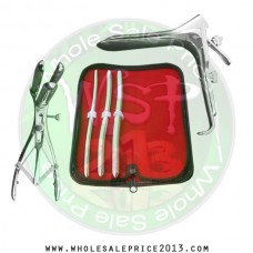  Hegar uterine dilator 3 pieces set, 7-8, 9-10, 11-12,  mathieu grave large